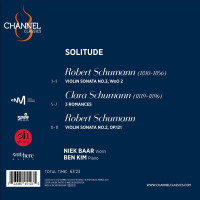 Robert Schumann (1810-1856): Sonaten für Violine & Klavier Nr.1 & 2 -   - (CD / S)