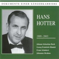 Hans Hotter singt Kantaten,Arien & Lieder -   - (CD / H)