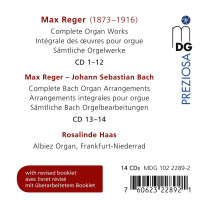 Max Reger (1873-1916): Sämtliche Orgelwerke -   - (CD / S)