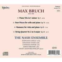 Max Bruch (1838-1920): Streichquartett Nr.2 -   - (CD / S)