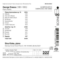 George Enescu (1881-1955): Klavierwerke -   - (SACD / G)