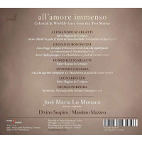 Alessandro Scarlatti (1660-1725): Jose Maria Lo Monaco - Allamore immenso -   - (CD / J)