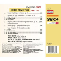 Dimitri Kabalewsky (1904-1987): Violinkonzert op.48 -   -...