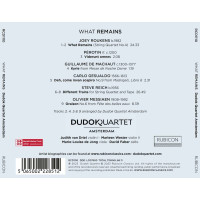 Olivier Messiaen (1908-1992): Dudok Kwartet - What remains -   - (CD / D)