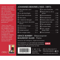 Johannes Brahms (1833-1897): Lieder -   - (CD / L)