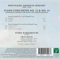 Wolfgang Amadeus Mozart (1756-1791): Klavierkonzerte Nr.12 & 14 für Klavierquintett