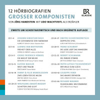 Johann Sebastian Bach (1685-1750): 12 Hörbiografien großer Komponisten von Jörg Handstein (Erweiterte Neuausgabe 2023) -   - (CD / #)