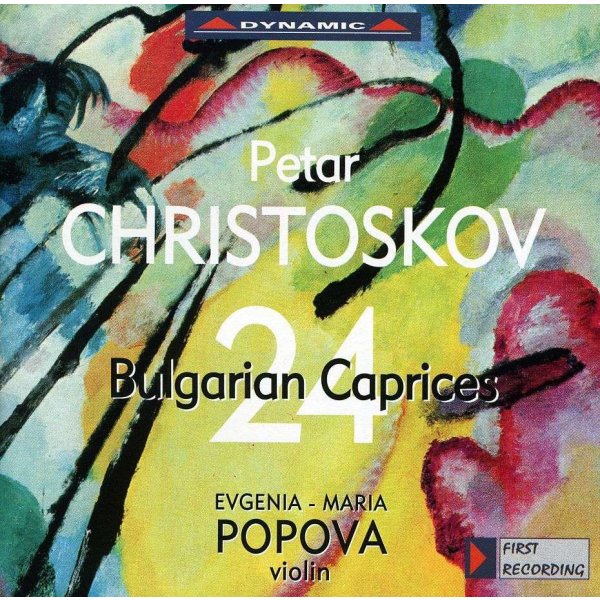 Petar Christoskov (1917-2006): 24 Bulgarische Capricen für Violine solo -   - (CD / #)