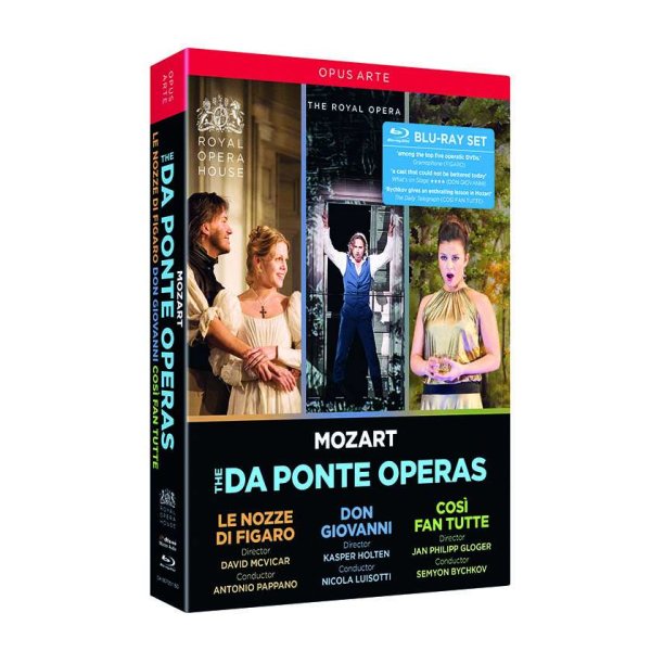 Wolfgang Amadeus Mozart (1756-1791): Die "Da Ponte-Opern" (Mitschnitte aus dem Royal Opera House Covent Garden) -   - (Blu-ray Video / Classic)