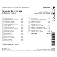 Fernando Sor (1778-1839): 24 Etüden f.Gitarre -   - (CD / #)