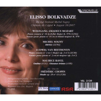 Wolfgang Amadeus Mozart (1756-1791): Elisso Bolkvadze,Klavier -   - (CD / E)