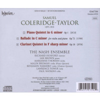 Samuel Coleridge-Taylor (1875-1912): Klavierquintett op.1...