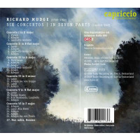 Richard Mudge (1718-1763): 6 Concertos in Seven Parts -   - (CD / #)