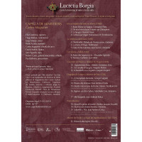 Costanzo Festa (1490-1545): Lucretia Borgia - A Blend of History, Myth and Legend -   - (CD / L)