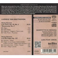 Ludwig van Beethoven (1770-1827): Sämtliche Streichquartette Vol.2 -   - (SACD / L)