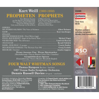 Kurt Weill (1900-1950): Propheten -   - (CD / P)