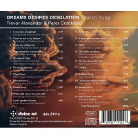 George Butterworth (1885-1916): Trevor Alexander & Peter Crockford - Dreams, Desires, Desolation -   - (CD / T)