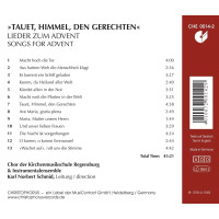 Chor der Regensburger Kirchenmusikschule - Tauet Himmel -   - (CD / C)