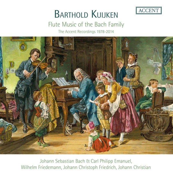 Johann Sebastian Bach (1685-1750): Barthold Kuijken - Flute Music of the Bach Family (The Accent Recordings 1978-2014) -   - (CD / B)