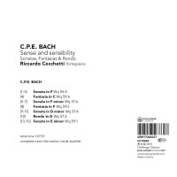 Carl Philipp Emanuel Bach (1714-1788): Klaviersonaten,...