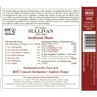 Arthur Sullivan (1842-1900): Bühnenmusik -   - (CD / B)