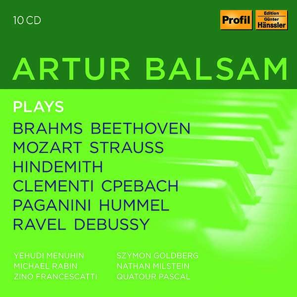 Johannes Brahms (1833-1897): Artur Balsam plays -   - (CD / A)