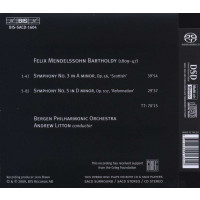 Felix Mendelssohn Bartholdy (1809-1847): Symphonien Nr.3 & 5 -   - (SACD / F)