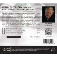 Henri Dutilleux (1916-2013): Klavierwerke -   - (CD / K)