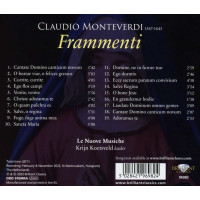 Claudio Monteverdi (1567-1643): Geistliche Vokalwerke - "Frammenti" -   - (CD / G)