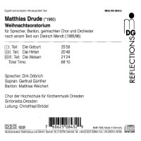 Matthias Drude: Weihnachtsoratorium -   - (CD / W)