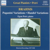 Johannes Brahms (1833-1897): Paganini-Variationen op.35 -...