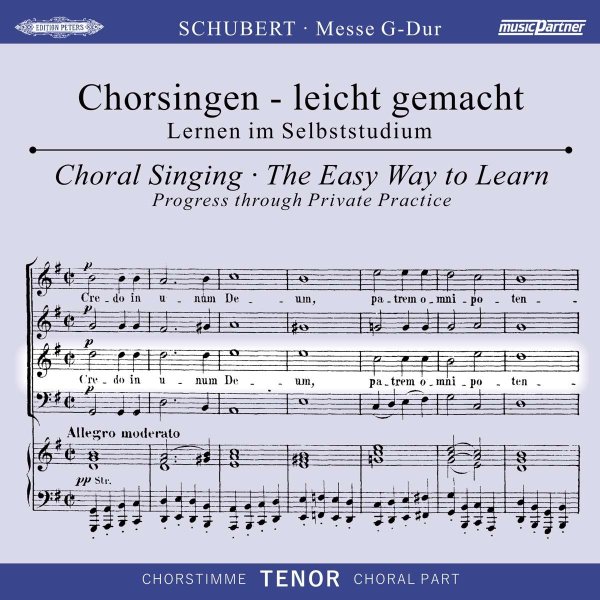 Franz Schubert (1797-1828): Chorsingen leicht gemacht - Franz Schubert: Messe G-Dur D.167 (Tenor) -   - (CD / C)