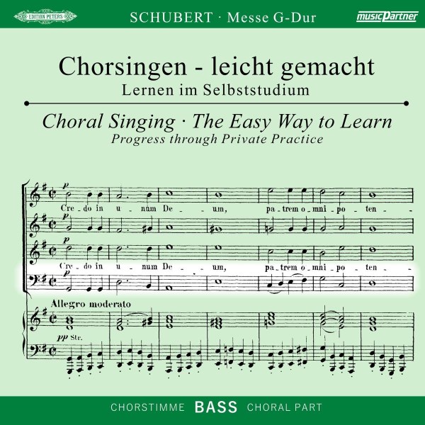 Franz Schubert (1797-1828): Chorsingen leicht gemacht - Franz Schubert: Messe G-Dur D.167 (Bass) -   - (CD / C)