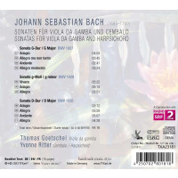 Johann Sebastian Bach (1685-1750): Gambensonaten BWV 1027-1029 -   - (CD / G)