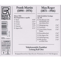 Frank Martin (1890-1974): Messe für 2 vierstimmige Chöre -   - (CD / M)