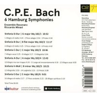 Carl Philipp Emanuel Bach (1714-1788): Symphonien Wq.182...