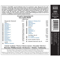 Alexander Glasunow (1865-1936): Masquerade (Bühnenmusik) -   - (CD / M)