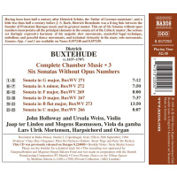 Dieterich Buxtehude (1637-1707): Sämtliche Kammermusik Vol.3 -   - (CD / S)