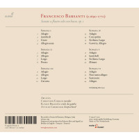 Francesco Barsanti (1690-1772): Sonaten f.Blockflöte & Bc op.1 Nr.1-6 -   - (CD / S)