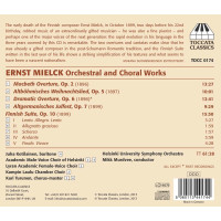 Ernst Mielck (1877-1899): Orchesterwerke & Chorwerke...