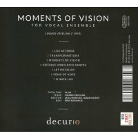 Linard Vrielink: Werke für Vokalensemble "Moments of Vision" -   - (CD / W)