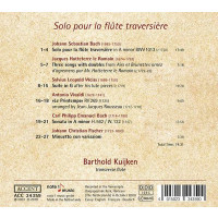 Johann Sebastian Bach (1685-1750): Barthold Kuijken - Solo pour la flute traversiere -   - (CD / B)