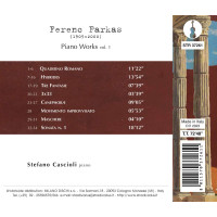 Ferenc Farkas (1905-2000): Klavierwerke Vol.1 -   - (CD / K)