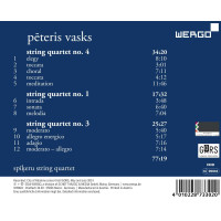 Peteris Vasks: Streichquartette Nr.1,3,4 -   - (CD / S)