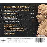 Bernhard Crusell (1775-1838): The Last Warrior (Declamatorium für Rezitation, Chor & Orchester) -   - (CD / T)