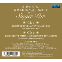 Singer Pur  - Adventskalender 2016 - Advents- & Weihnachtszeit mit Singer Pur -   - (CD / S)