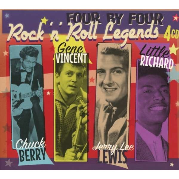 Four By FourChuck Berry, Gene Vincent, Little Richard & Jerry Lee Lewis -   - (CD / F)