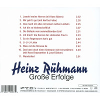 Heinz Rühmann: Große Erfolge -   - (CD / G)