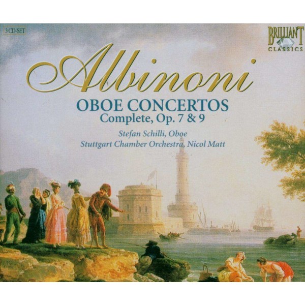 Tomaso Albinoni (1671-1751): Oboenkonzerte op.7 Nr.2,3,5-9,11,12 -   - (CD / O)