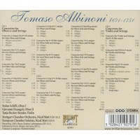 Tomaso Albinoni (1671-1751): Oboenkonzerte op.7...